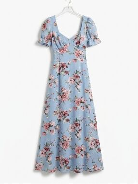 inspired hearts green floral dress ONE SHOULDER BODYCON MIDI DRESS – Arelia's Dream